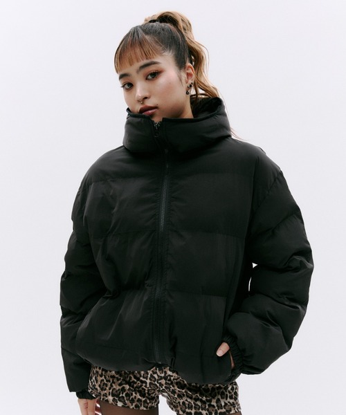 GOSSIP CLUB ダウンコート ダウンジャケット ドローコード付き