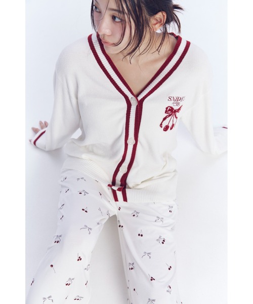 SNIDEL HOME パジャマ ルームウェア 「接触冷感」チェリーシリーズ