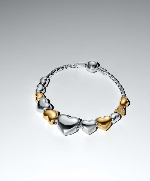 PANDORA（パンドラ） チャーム シルバー ハート ミニチャーム