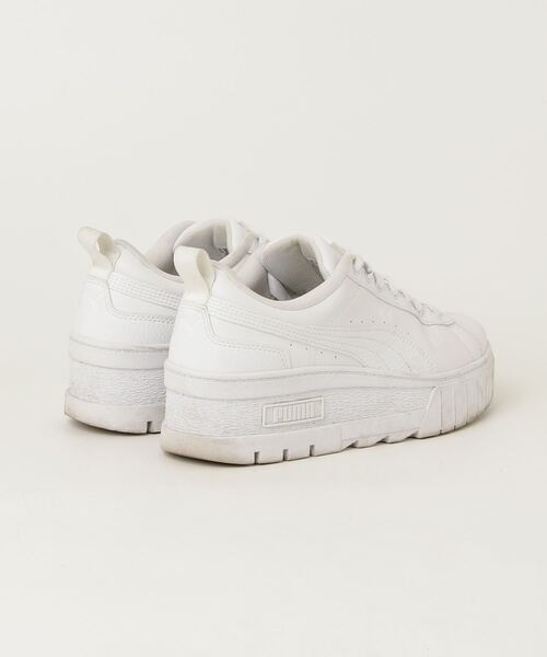 「PUMA」 ローカットスニーカー 24.5cm ホワイト レディース_画像2