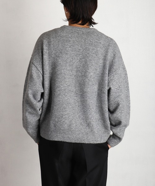 WESTSEA（ウエストシー） セーター ニット ウール混 天竺編み ショート