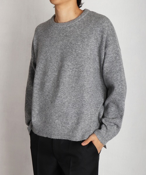 WESTSEA（ウエストシー） セーター ニット ウール混 天竺編み ショート