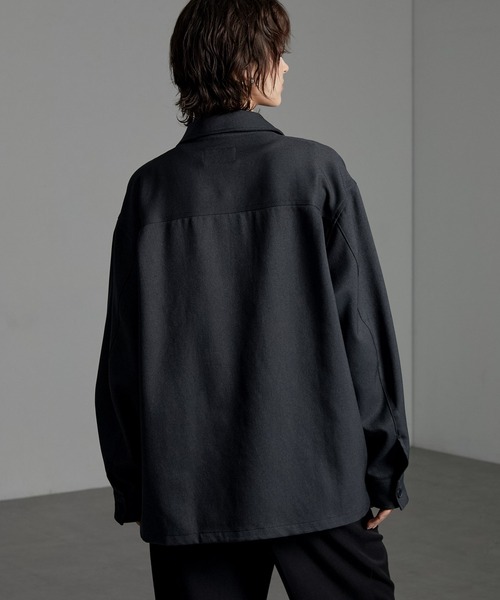 CIYOT シャツ 「CIYOT-シヨウト-」ウールライクファブリックルーズ