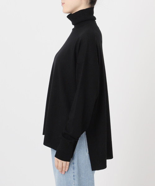 IENA（イエナ） ニット セーター ライトウールビッグタートルプル