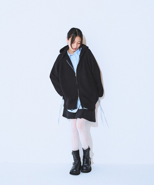 パーカー 5GアゼダブルZIPニットフーディー/602216 レディース | JEANASIS | 06