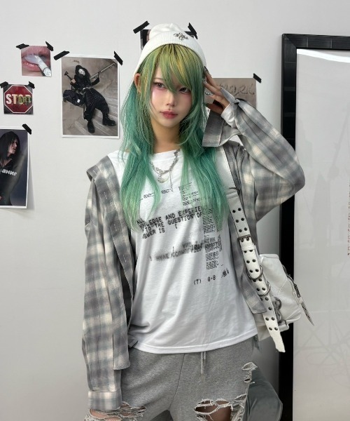 22AW カルトゥッシュ マキシTシャツ 半袖 ブラック ホワイト 36 約S カーハート（CARHARTT）（メンズ）半袖 チェイスTシャツ