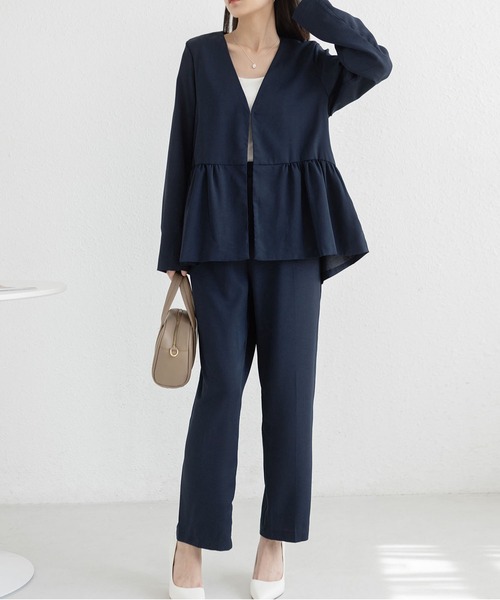 MAISON DE THERESE（メゾン ド テレーズ） セットアップ ノーカラー