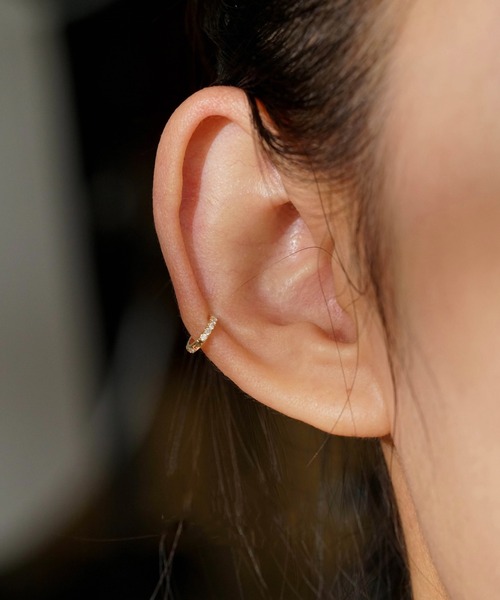 ピアス 「blatto 925silver」シルバー925 繊細ミニフープピアス 光沢＆ストーン esm-pierce-16-20 メンズ レディース