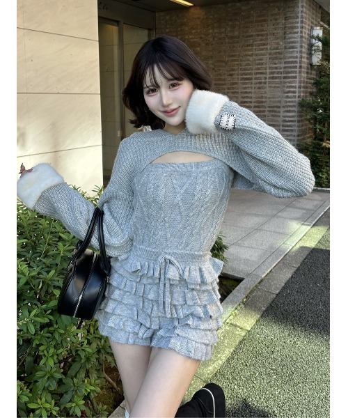 ダーリッチ　フリルニットコンビネゾン フリルニットコンビネゾン – Darich (ダーリッチ)