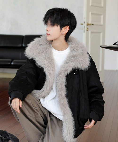 NEOS（KOKUYO） ブルゾン アウター 「neos」オーバーサイズ フェイク