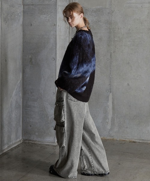 SERACE ワイドパンツ ジーンズ 「SERACE」Super wide vintage denim