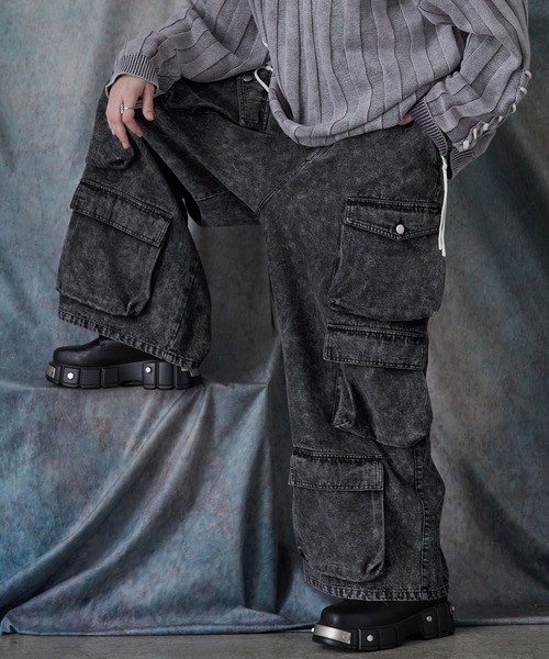 SERACE ワイドパンツ ジーンズ 「SERACE」Super wide vintage denim