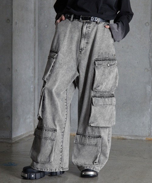 SERACE ワイドパンツ ジーンズ 「SERACE」Super wide vintage denim