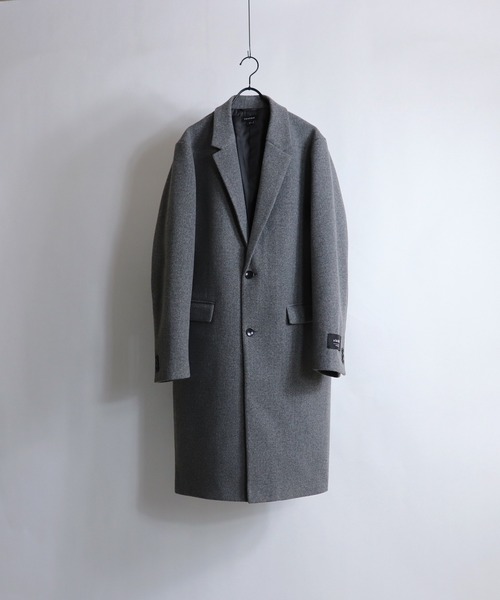 Confirm（コンファーム） チェスターコート L ライトグレー メンズ