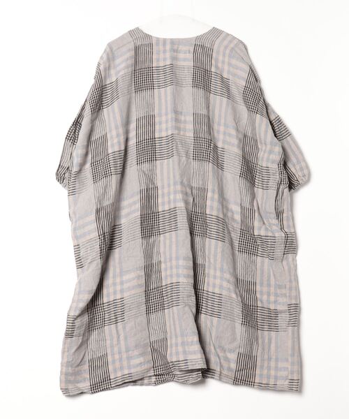 「conges payes ADIEU TRISTESSE」 長袖ワンピース - グレー レディース_画像2