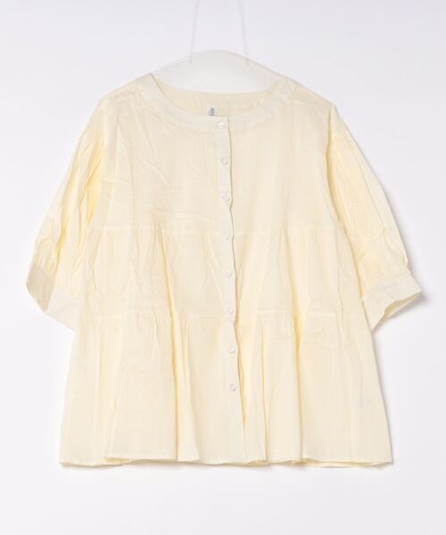 「LUGG NAGG」 7分袖チュニック M ライトパープル レディース_画像4