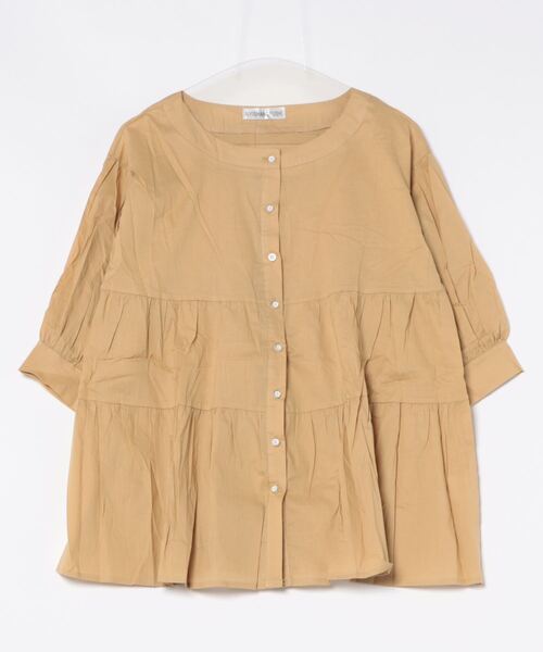 「LUGG NAGG」 7分袖チュニック M ライトパープル レディース_画像5