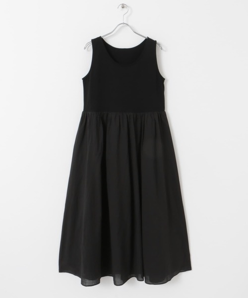 ノースリーブ（黒） URBAN RESEARCH DOORS（アーバンリサーチドアーズ） ノースリーブ