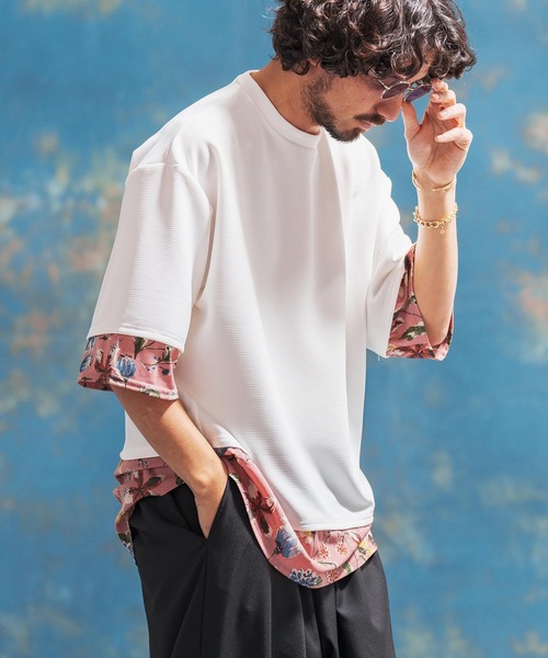 「Jih Nunc」 半袖Tシャツ L ホワイト メンズ_画像4