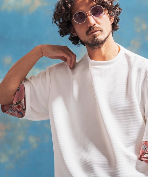 「Jih Nunc」 半袖Tシャツ L ホワイト メンズ_画像5