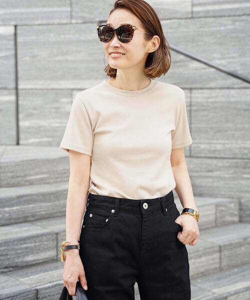 「Deuxieme Classe」 「EVERYDAY I LIKE.」半袖Tシャツ - ブラック レディースの画像