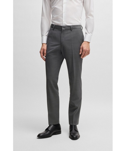 BOSS（HUGO BOSS） パンツ スリムフィット バージンウール スーツ
