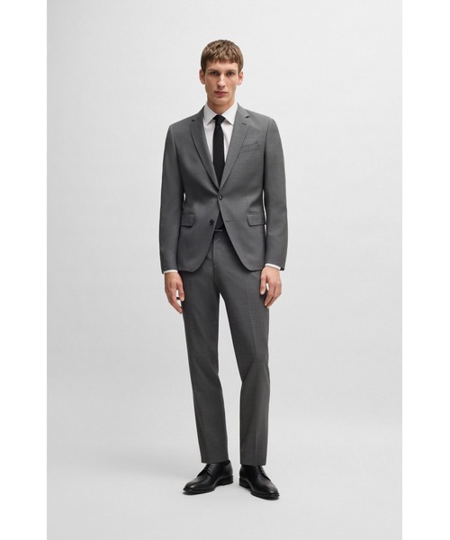 BOSS（HUGO BOSS） パンツ スリムフィット バージンウール スーツ