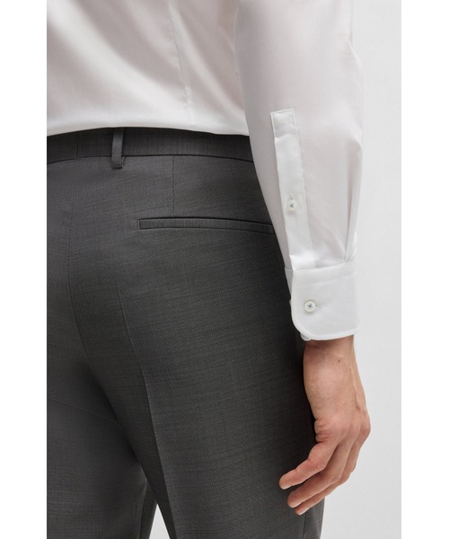 BOSS（HUGO BOSS） パンツ スリムフィット バージンウール スーツ