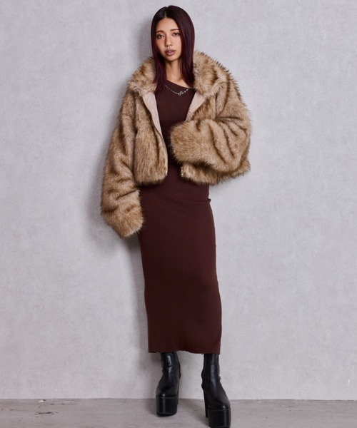 GYDA（ジェイダ） ブルゾン アウター 「ZOZO限定！！」エコファー