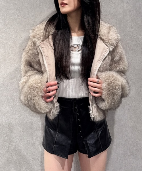 GYDA（ジェイダ） ブルゾン アウター 「ZOZO限定！！」エコファー