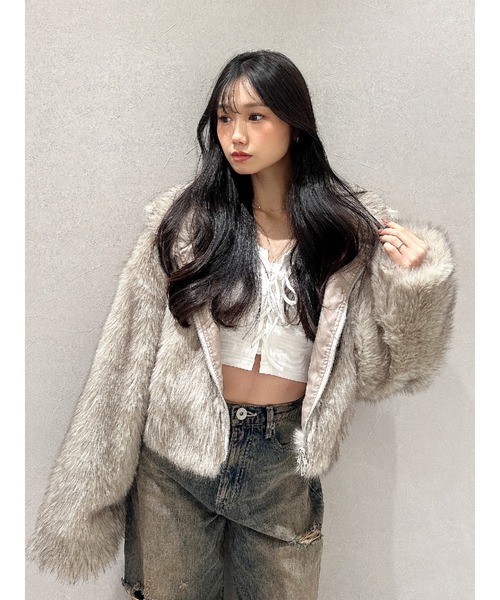 GYDA（ジェイダ） ブルゾン アウター 「ZOZO限定！！」エコファー