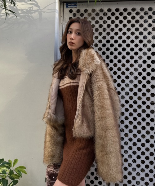 GYDA（ジェイダ） ブルゾン アウター 「ZOZO限定！！」エコファー