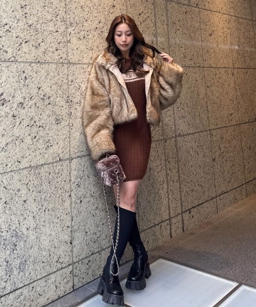 GYDA（ジェイダ） ブルゾン アウター 「ZOZO限定！！」エコファー