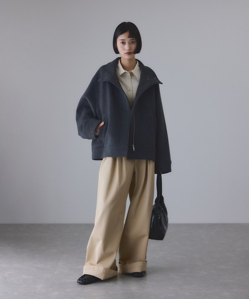 ★*i様 【ADAM ET ROPE' 】ワイドチノパンツ ADAM ET ROPE'（アダムエロペ） チノパン 3タックワイドチノパンツ