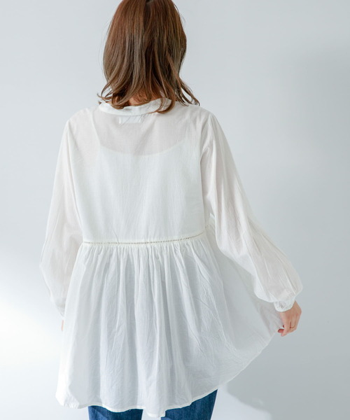 「URBAN RESEARCH Sonny Label」 長袖ブラウス FREE ブラック レディース_画像6