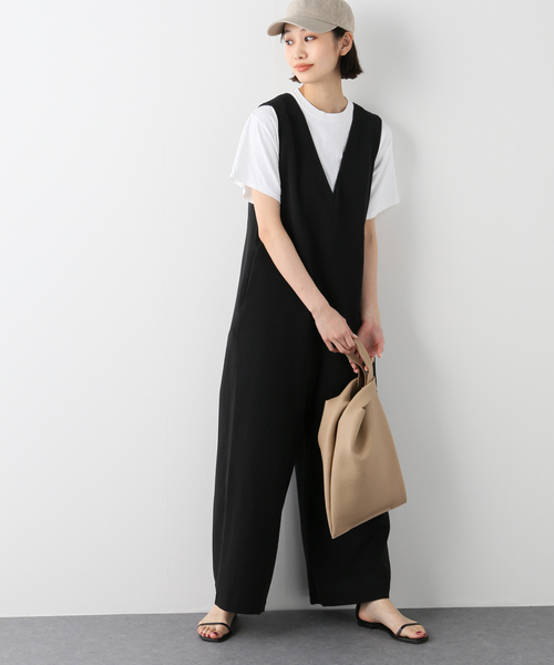 「FRAMeWORK」 オーバーオール - ブラック レディース_画像5