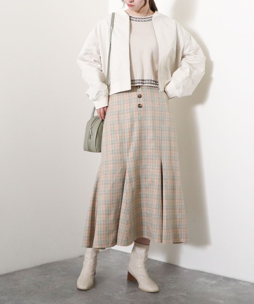 「archives」 ブルゾン MEDIUM シルバーグレー レディース