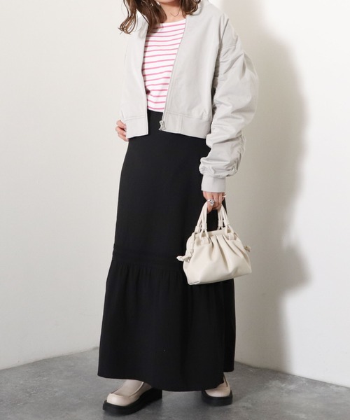 「archives」 ブルゾン MEDIUM シルバーグレー レディース