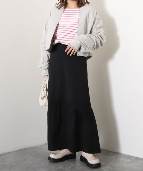 「archives」 ブルゾン MEDIUM シルバーグレー レディース