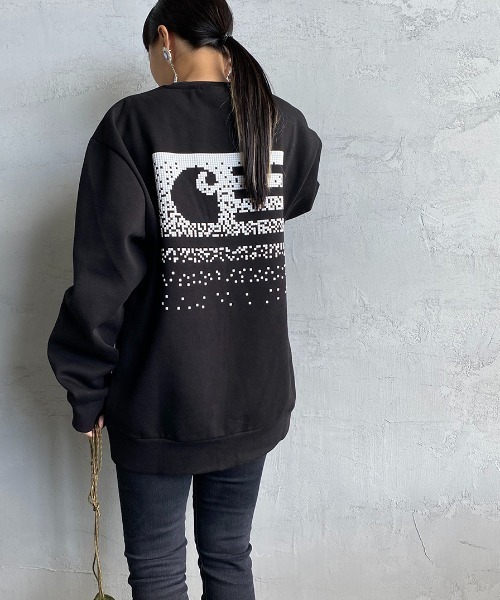 「Carhartt WIP」 スウェットカットソー M ネイビー レディース_画像5