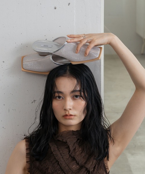 EVOL（イーボル） サンダル ミュール 「S-LLサイズ展開・ふかふか