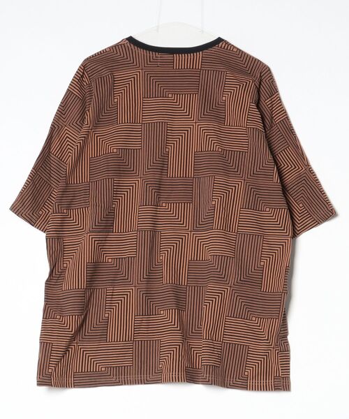 「ALDIES」 半袖Tシャツ FREE ブラウン メンズ_画像2