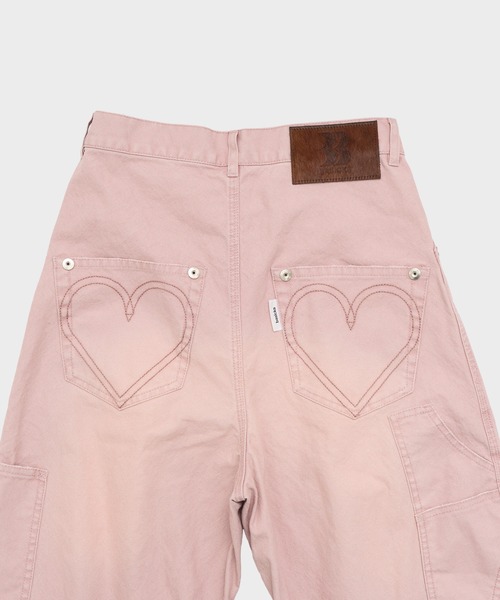 CONZ パンツ BASICKS×DUCK DOUBLE KNEE CURVED LEG PANTS レディース