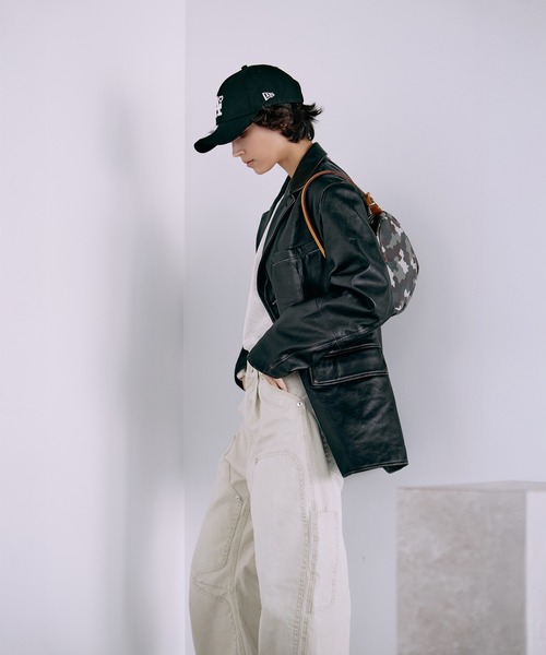 CONZ パンツ BASICKS×DUCK DOUBLE KNEE CURVED LEG PANTS レディース