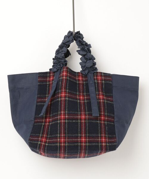 LUDLOW チェック トートバッグ LUDLOW チェックバッグ 大 LUDLOWチェックトートバッグ 【公式通販】