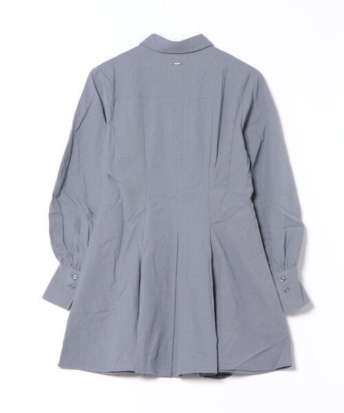 「CALNAMUR」 長袖ワンピース FREE ブルー レディース_画像2