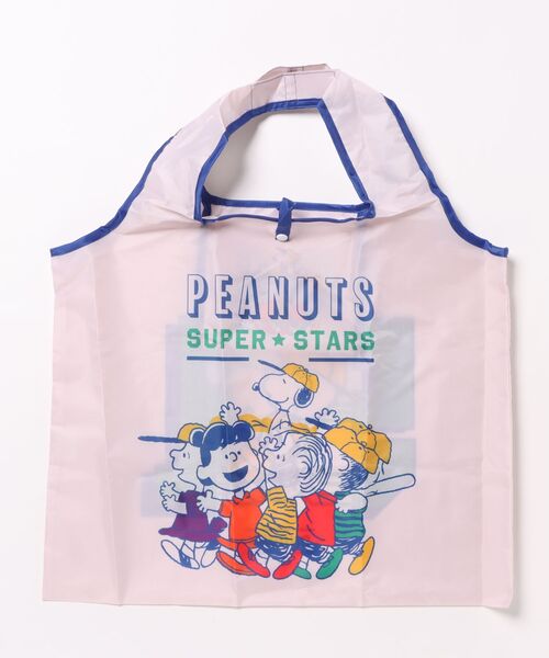 PEANUTS エコバッグ 「 」 スヌーピー くるくるショッピングバッグA