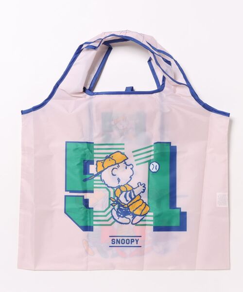 PEANUTS エコバッグ 「 」 スヌーピー くるくるショッピングバッグA