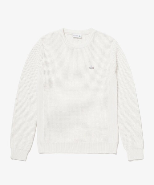 LACOSTE」 長袖ニット 3 グレー メンズ LACOSTE - ラコステ ニット 