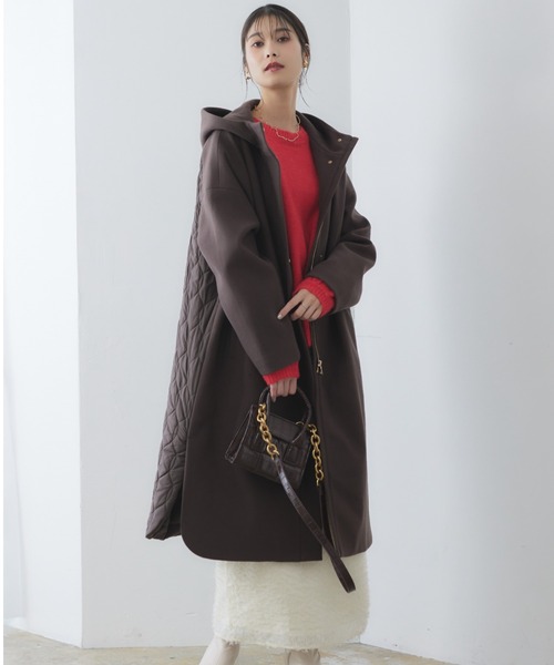 「RIRIYANO」 コート LARGE ブラウン レディース_画像9